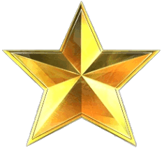 Gold star